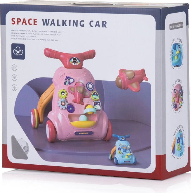 CHIPOLINO Chodítko interaktivní Plane Pink