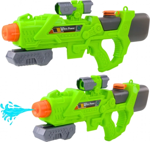 Mechanická vodní pistole 550 ml zelená