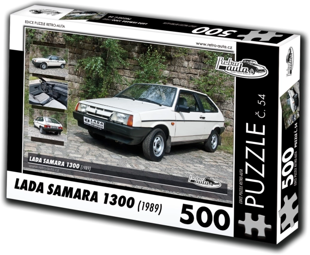 retro-auta puzzle lada samara 1300 (1989) 500 dílků