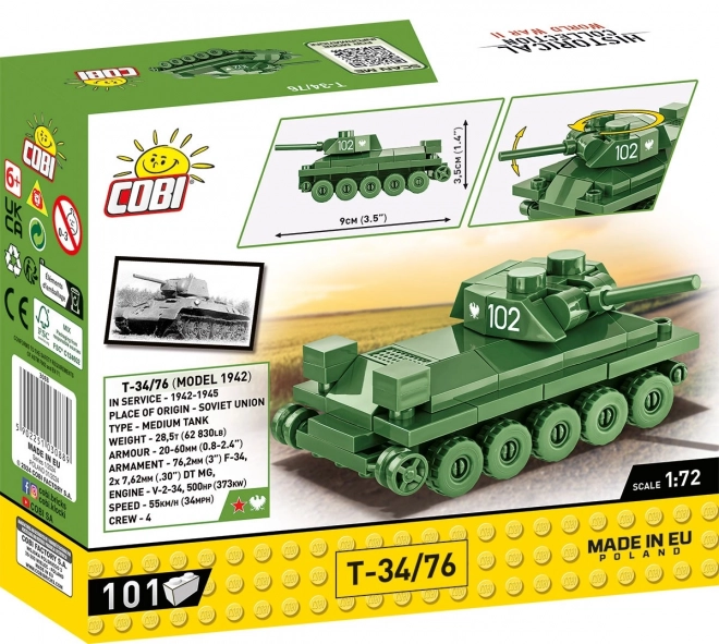 Stavebnice tanku T-34/76