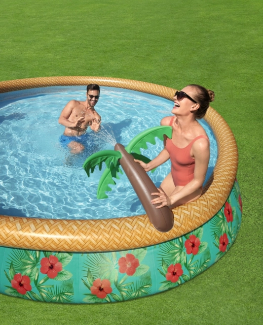 Nafukovací bazén s tropickým sprayerem Bestway 457 x 84 cm