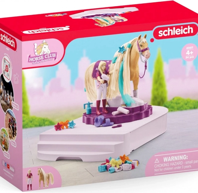 Otáčecí stanice na péči o koně Schleich Horse Club Sofia's Beauties