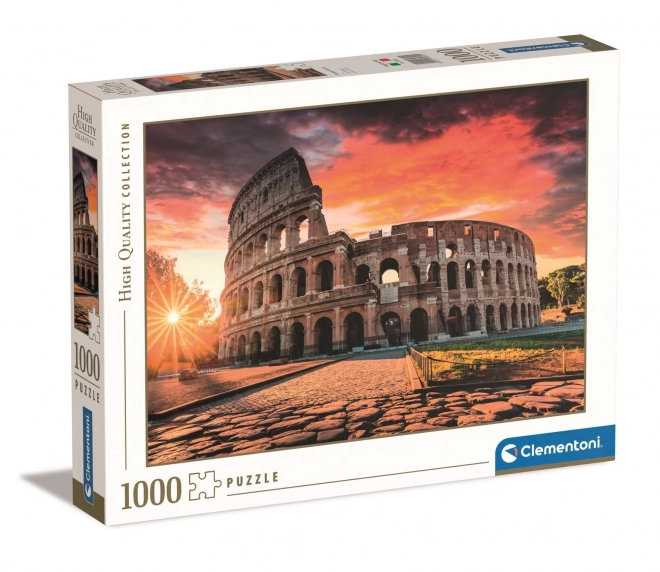 Puzzle 1000 dílků západ slunce v Římě