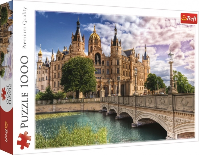 Puzzle Zámek na ostrově 1000 dílků 68,3x48cm v krabici 40x27x6cm