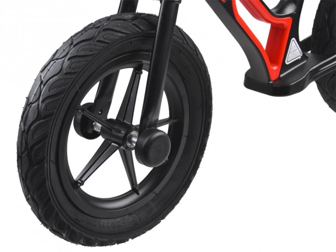 Dětské odrážedlo Tiny Bike s gumovými koly 12 palců – Červená