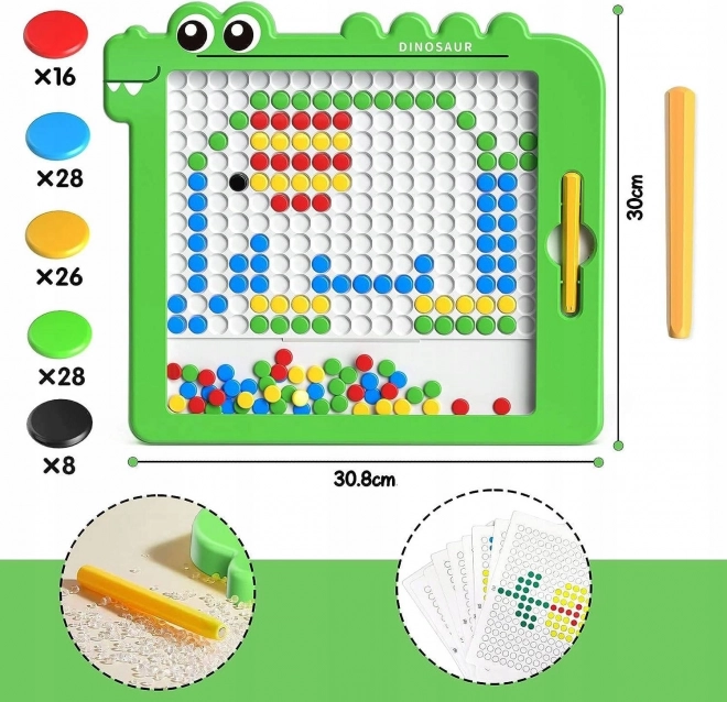 Magnetická tabulka pro děti MagPad Dinozaur od WOOPIE