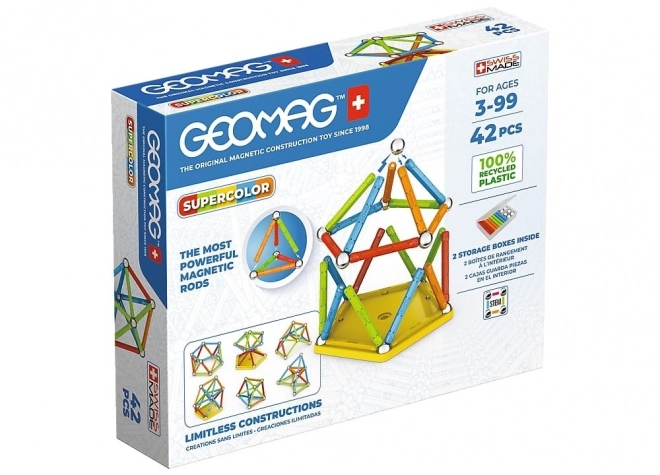 Geomag Supercolor 42 dílků