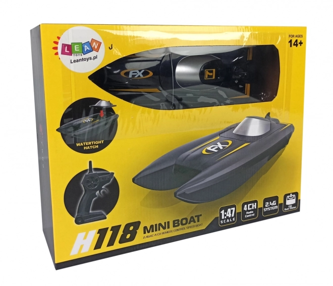 Dálkově ovládaný motorový člun 1:47 Racing 2.4G 50m Range