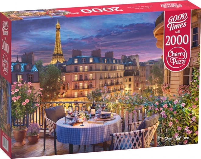 Puzzle Paříž pro dva 2000 dílků