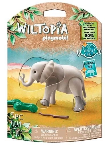 Wiltopia sada figurek 71049 Sloní mládě