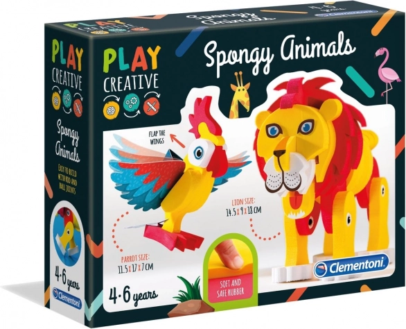 Clementoni měkká zvířátka – kreativní sada pro děti