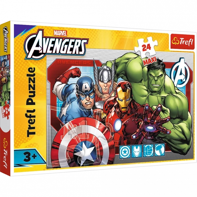 Puzzle 24 Maxi – MARVEL The Avengers – Spravedliví