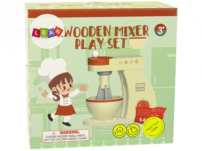 Dřevěný kuchyňský robot Mixer Kuchyňské doplňky Děti