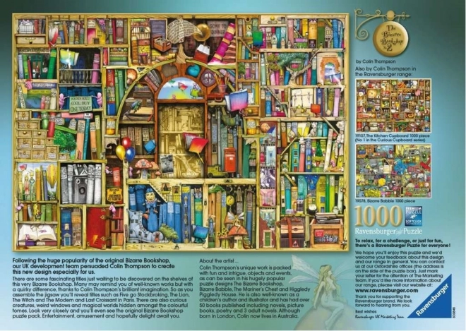 Puzzle 1000 dílků Šílené knihkupectví 2