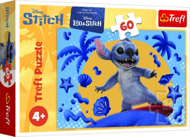 Puzzle Den se Stitchem 60 dílků