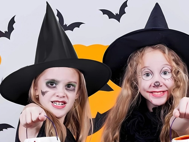 Čarodějnický klobouk černý pro Halloween