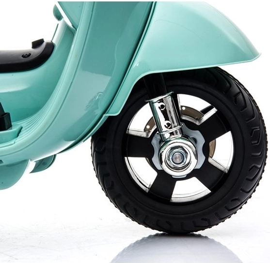 Dětský elektrický skútr Vespa GTS 300 Mini tyrkysový
