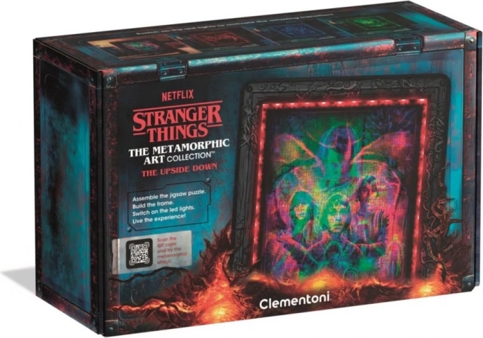 stranger things the upside down puzzle 520 dílků s led osvětlením clementoni