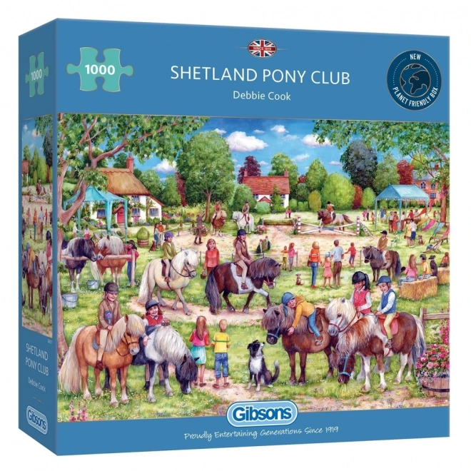 GIBSONS Puzzle Shetland Pony Club 1000 dílků
