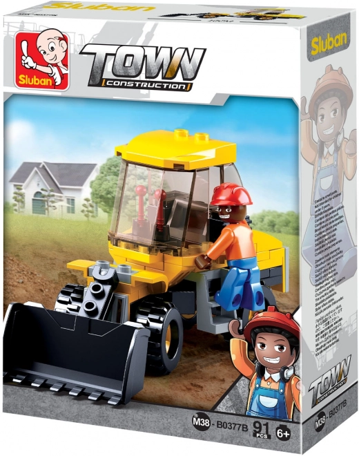 Sluban Town Stavitelé malý bagr nakládač