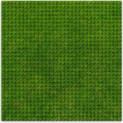 BRIXIES Plus designová stavební podložka tráva 25,5 x 25,5 cm