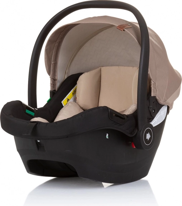 Chipolino duo smart autosedačka zlatá béžová