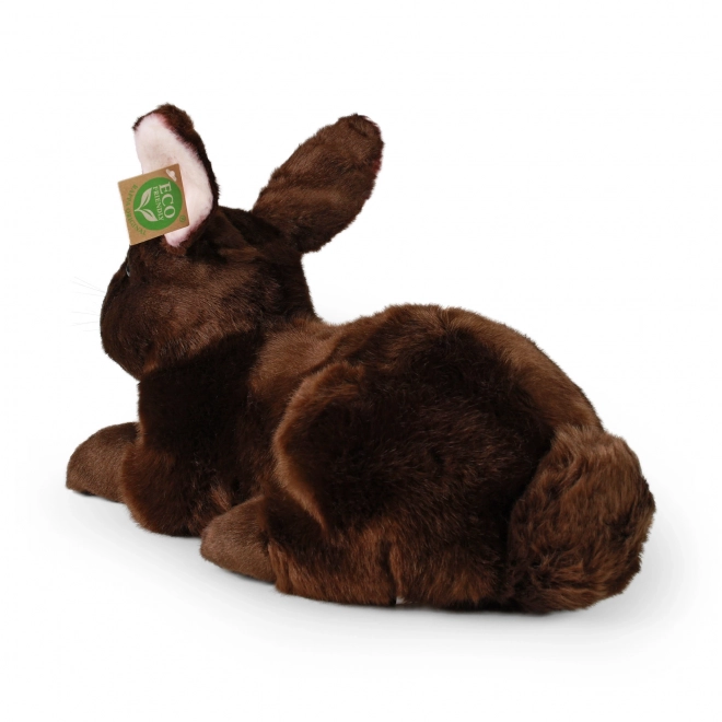 Plyšový králík hnědý ležící 36 cm ECO-FRIENDLY