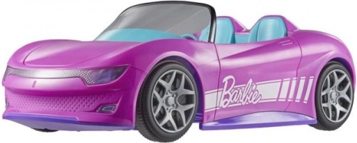 Hot Wheels RC Barbie růžový kabriolet na dálkové ovládání