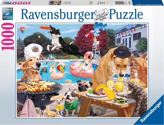 Puzzle Psí letní dny 1000 dílků