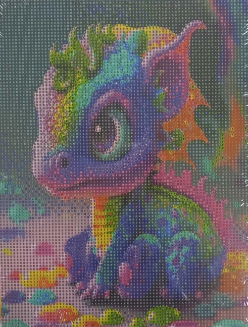 NORIMPEX Diamantové malování na plátně Kouzelní tvorové 1ks 23x30cm (mix)