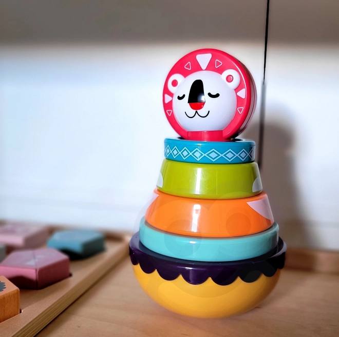 Woopie dětská smyslová skládací pyramida pro kojence