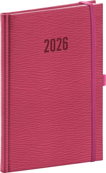 Týdenní diář Rivoli růžový 2026