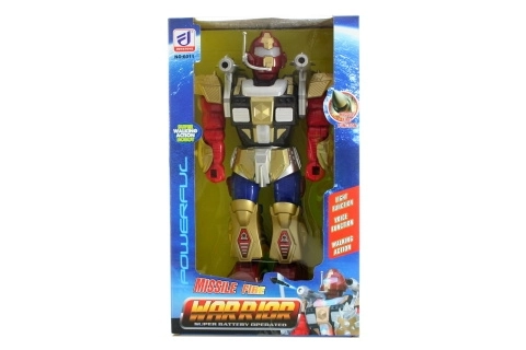 Interaktivní plastový robot na baterie