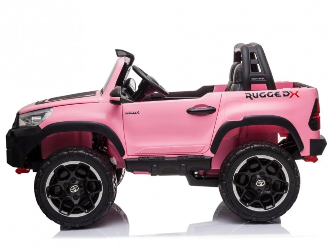 Terénní auto na akumulátor Toyota Hilux pro dvě osoby – Růžová