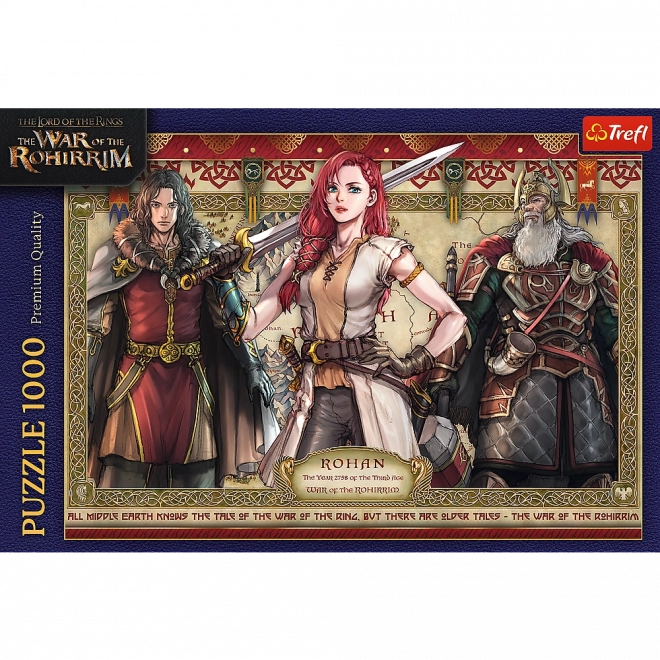 Puzzle Władce Prstenů: Bitva o Rohirrim 1000 dílků