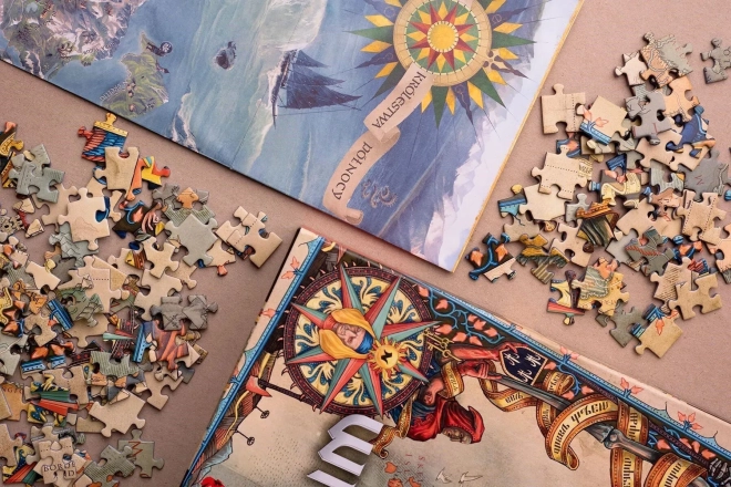 Puzzle Zaklínač: Severní království 1000 dílků