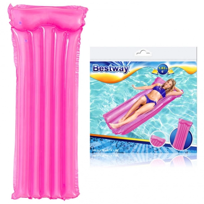 Nafukovací matrace na plavání Bestway Deluxe – Růžová