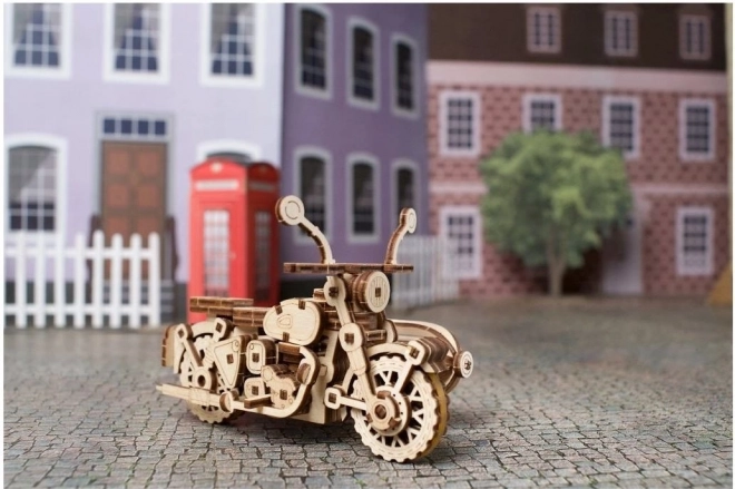 Ugears 3D dřevěné mechanické puzzle Harry Potter Hagridova létající motorka