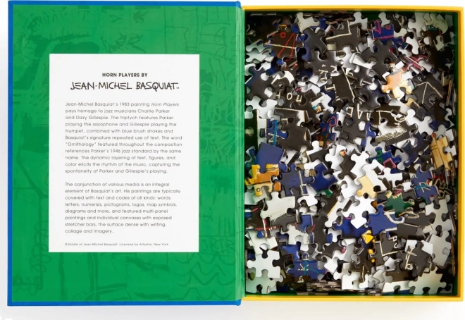 Puzzle Basquiat: hráči na lesní roh 500 dílků