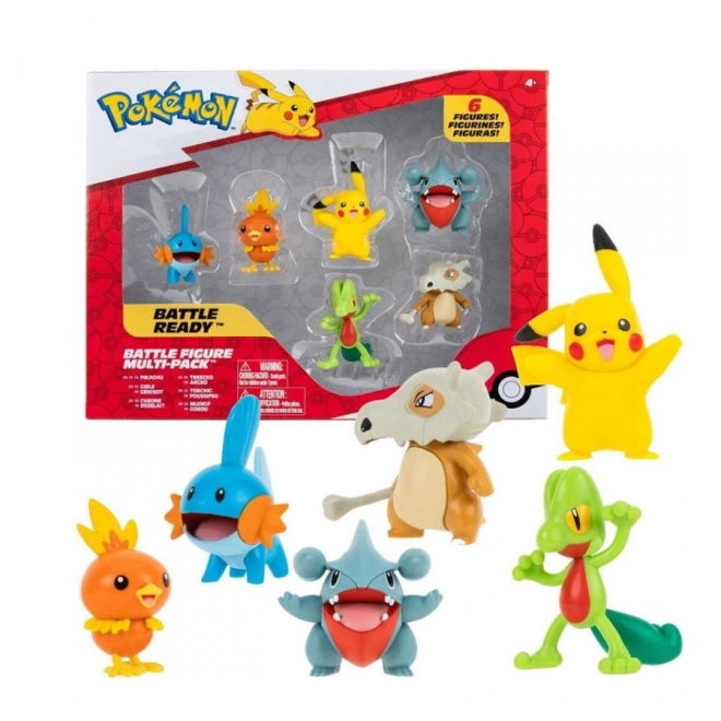 Pokemon sada - 6 figurek