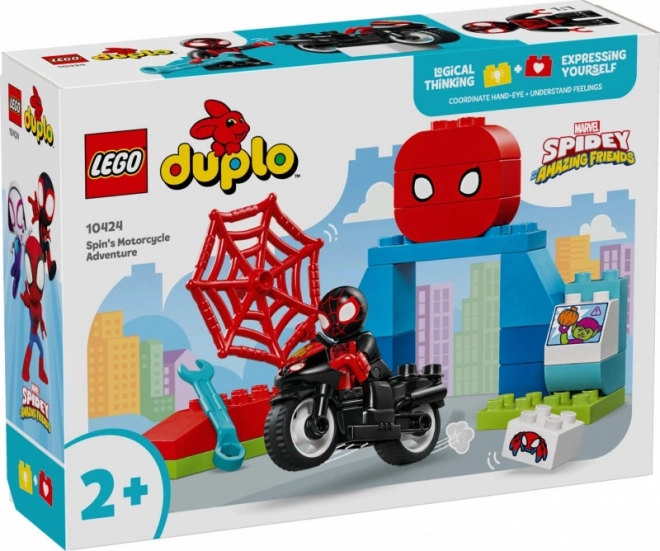 LEGO DUPLO Spidey a dobrodružství na motocyklu