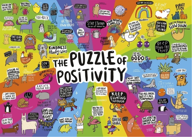 Puzzle pozitivního myšlení 1000 dílků GIBSONS