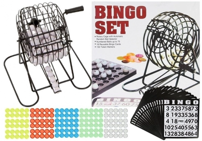 Rodinná hazardní hra Bingo Lotto Metal