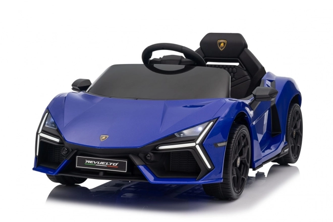 Dětský vůz lamborghini revuelto modrý