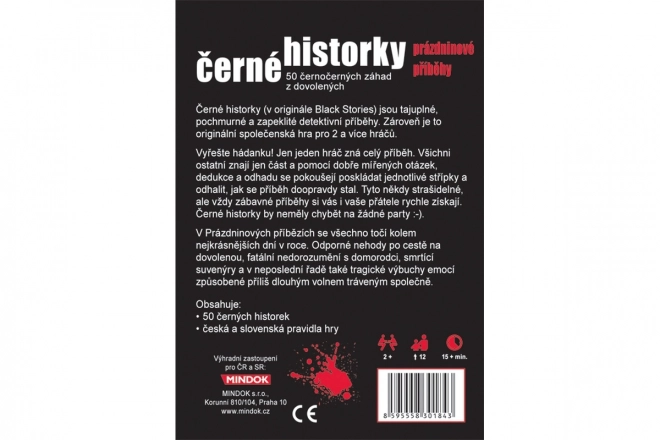 Mindok Černé historky: Prázdninové záhady