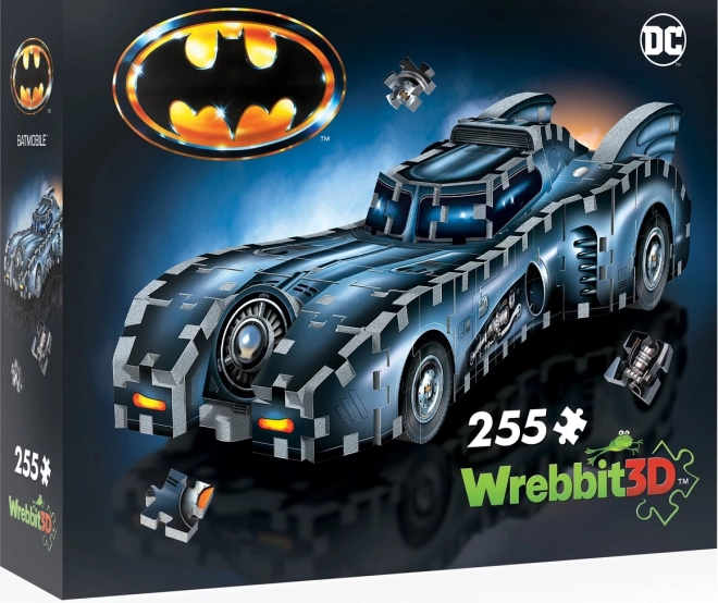 Wrebbit 3D Puzzle Batman: Batmobil 255 dílků