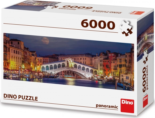 DINO Panoramatické puzzle Most Rialto 6000 dílků