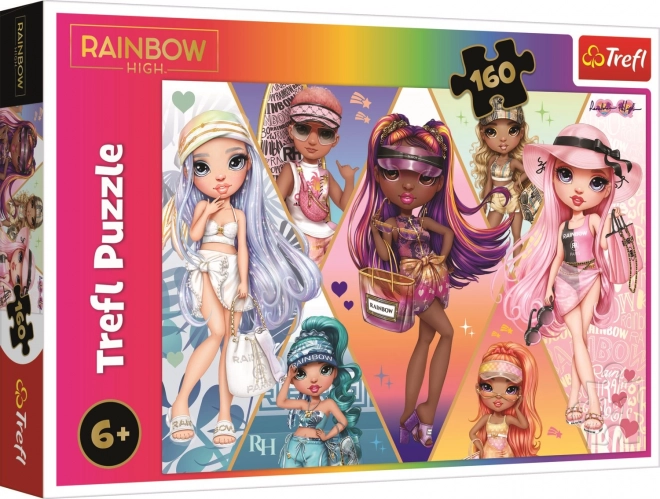 TREFL Puzzle Rainbow High: Šťastné kamarádky 160 dílků