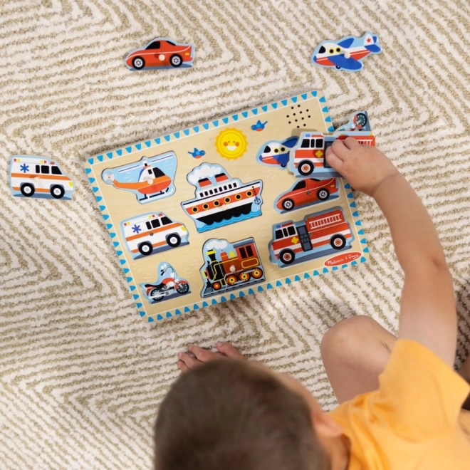 Zvukové puzzle - Vozidla - Hudební hádanky