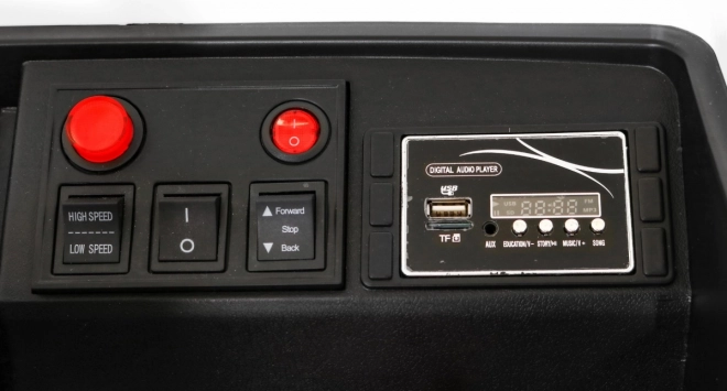 Dětské hasičské auto na baterie + Vodní dělo + Megafon + Hasičský kohout + Pilot